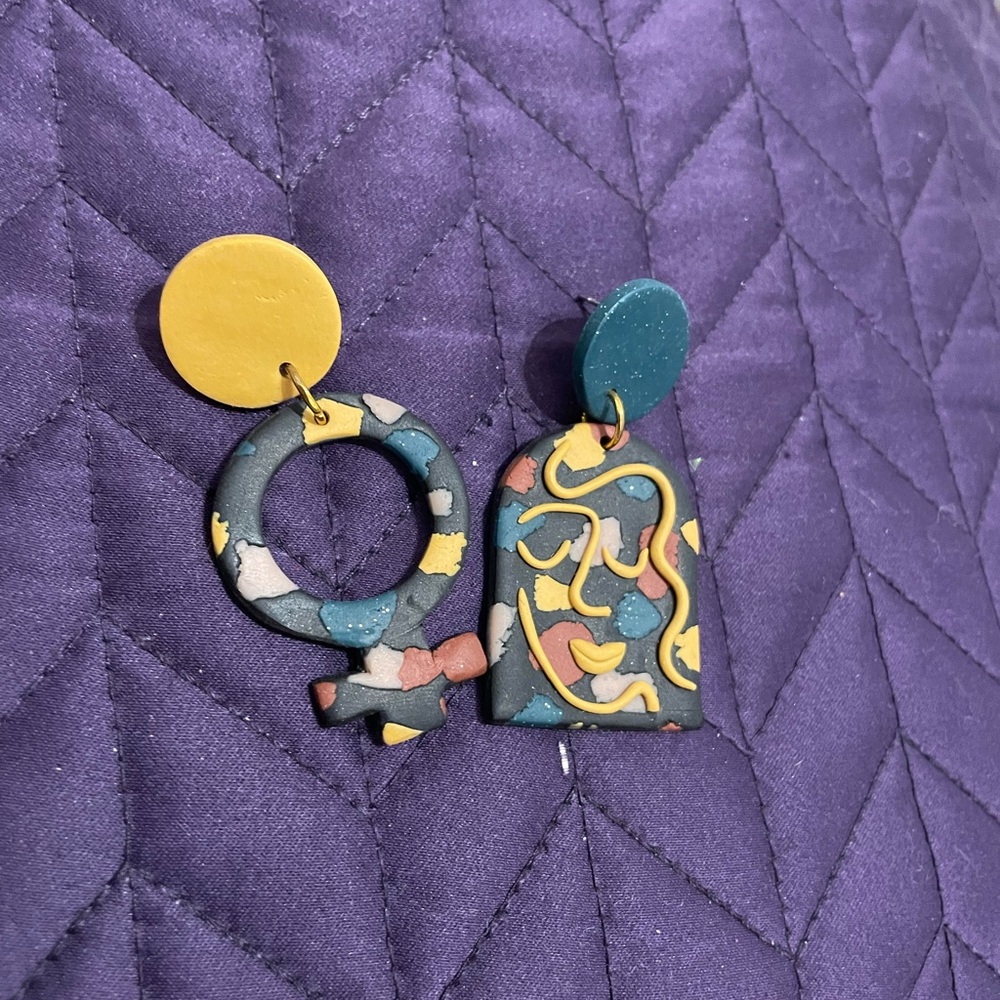 Feminist handmade earrings!